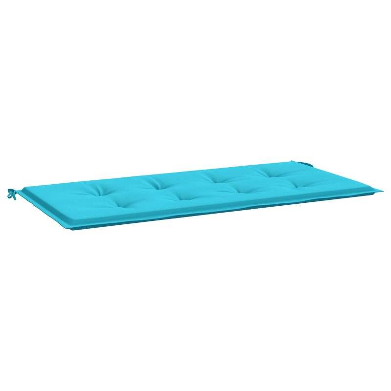 vidaXL Pad για Παγκάκι Ύφασμα Όξφορντ Τιρκουάζ 120 x 50 x 3 cm