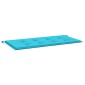 vidaXL Pad για Παγκάκι Ύφασμα Όξφορντ Τιρκουάζ 120 x 50 x 3 cm