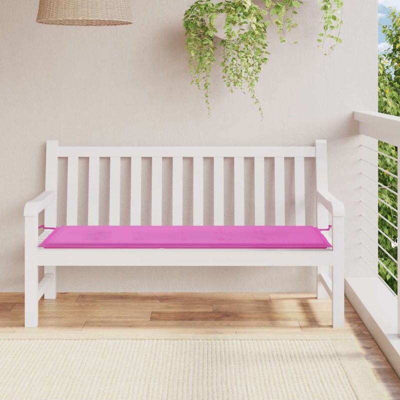 vidaXL Μαξιλάρι Πάγκου Κήπου Ροζ 150x50x3 εκ. Ύφασμα Oxford