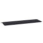 vidaXL Pad για Παγκάκι Ύφασμα Όξφορντ Μαύρη Καρώ 180 x 50 x 3 cm