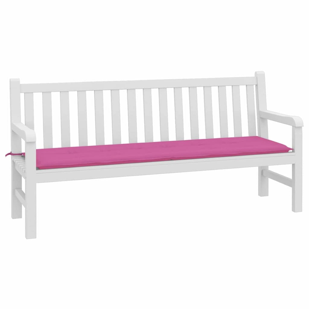 vidaXL Pad για Παγκάκι Ύφασμα Όξφορντ Ροζ 180 x 50 x 3 cm