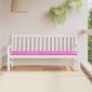 vidaXL Pad για Παγκάκι Ύφασμα Όξφορντ Ροζ 180 x 50 x 3 cm