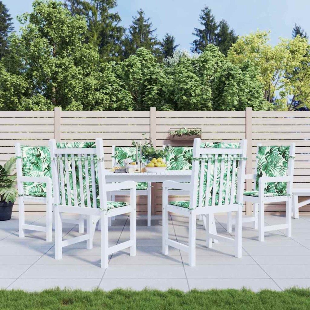 vidaXL Μαξιλάρια Πλάτης 6 τμχ. Σχέδιο Φύλλου 100 x 50 x 3 cm