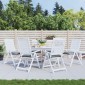 vidaXL Μαξιλάρια Καρέκλας Κήπου 6 τεμ. Γκρι 40x40x7 εκ. Υφασμάτινα