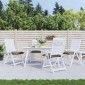 vidaXL Μαξιλάρια Καρέκλας Κήπου 4 τεμ. Taupe 40x40x7 εκ. Υφασμάτινα