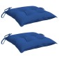 vidaXL Μαξιλάρια Παλέτας Κήπου 2 τεμ. Μπλε 50x50x7 εκ. Oxford Ύφασμα