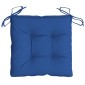 vidaXL Μαξιλάρια Παλέτας Κήπου 2 τεμ. Μπλε 50x50x7 εκ. Oxford Ύφασμα