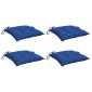 vidaXL Μαξιλάρια Παλέτας Κήπου 4 τεμ. Μπλε 50x50x7 εκ. Oxford Ύφασμα