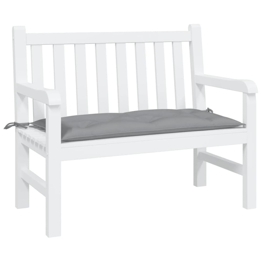 vidaXL Μαξιλάρι Πάγκου Κήπου Γκρι 100x50x7 εκ. Ύφασμα Oxford