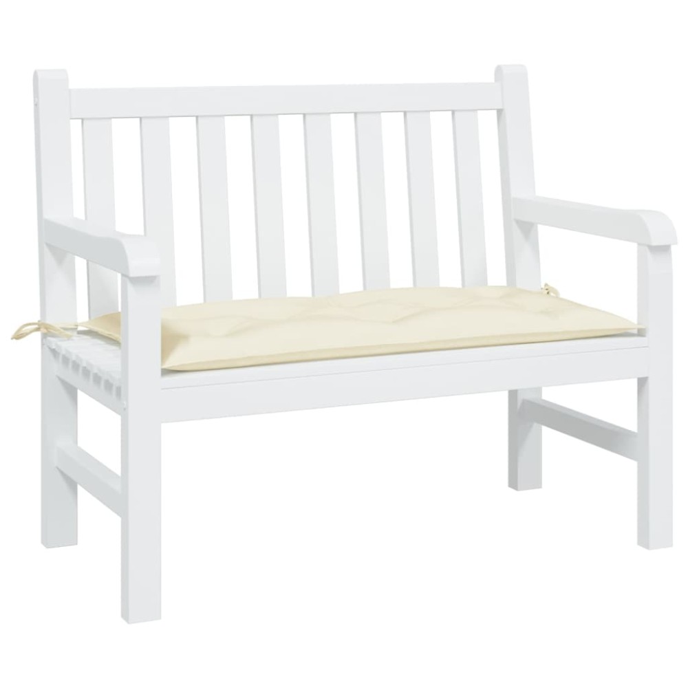 vidaXL Μαξιλάρι Πάγκου Κήπου Κρεμ 100x50x7 εκ. Ύφασμα Oxford