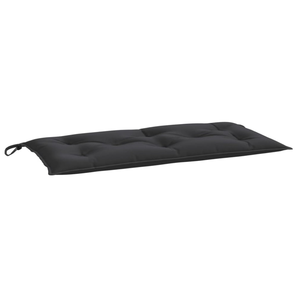 vidaXL Μαξιλάρι Πάγκου Κήπου Μαύρο 100x50x7 εκ. Ύφασμα Oxford