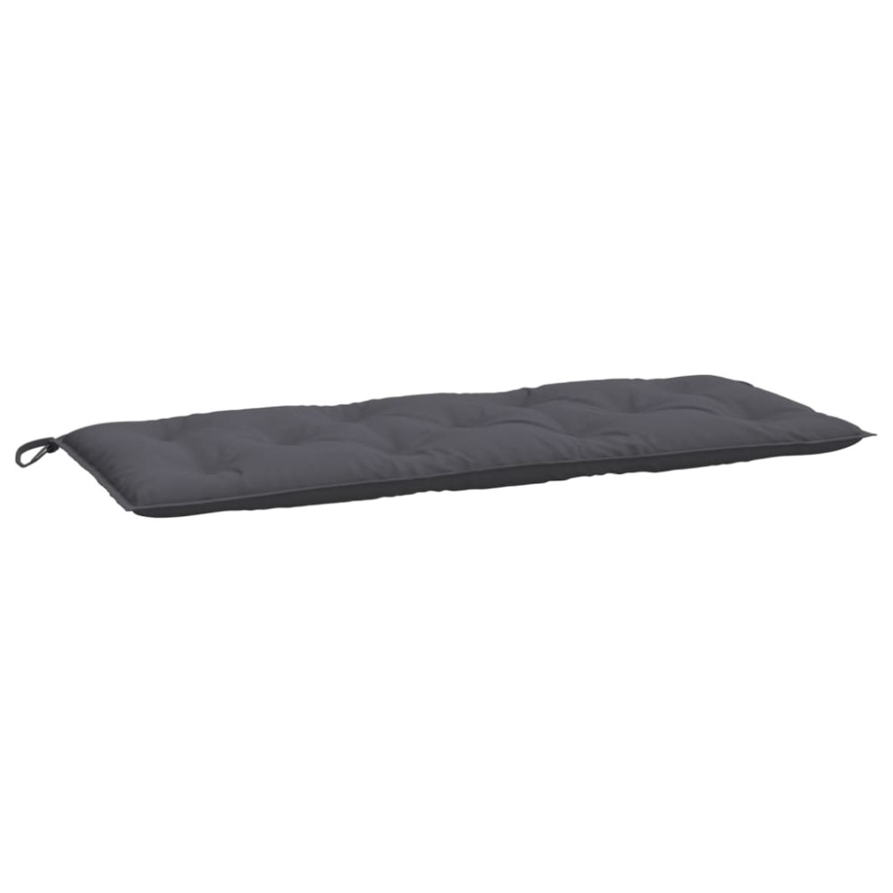 vidaXL Μαξιλάρι Πάγκου Κήπου Ανθρακί 120x50x7 εκ. Ύφασμα Oxford