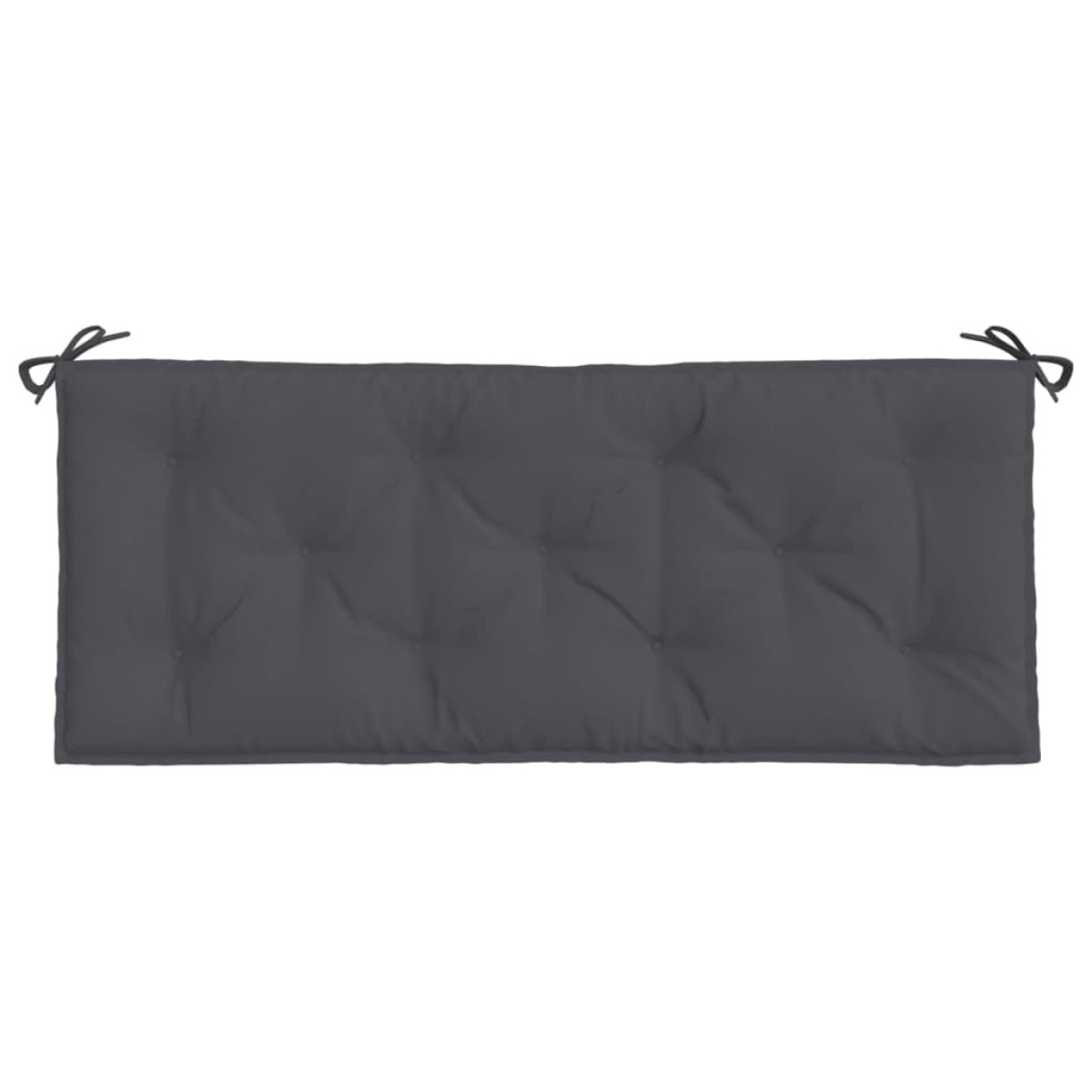vidaXL Μαξιλάρι Πάγκου Κήπου Ανθρακί 120x50x7 εκ. Ύφασμα Oxford