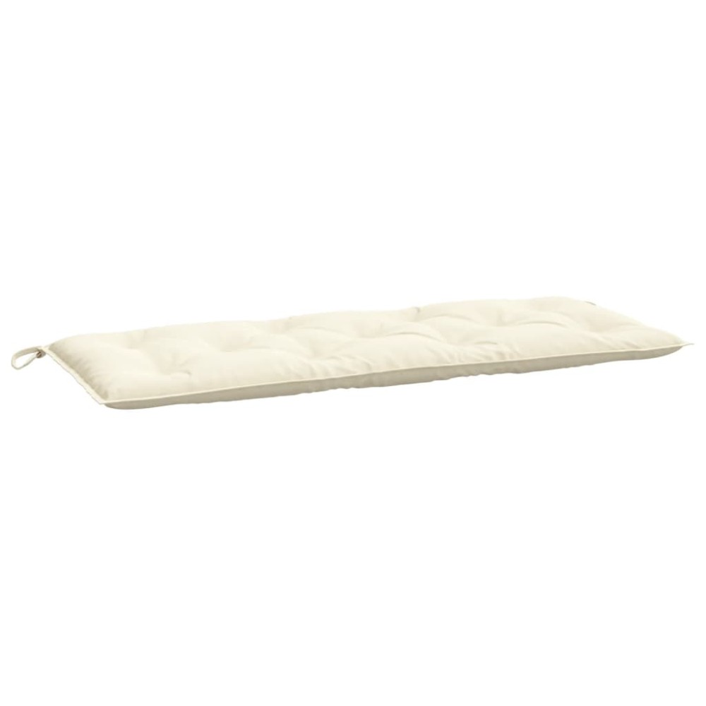 vidaXL Μαξιλάρι Πάγκου Κήπου Κρεμ 120x50x7 εκ. Ύφασμα Oxford