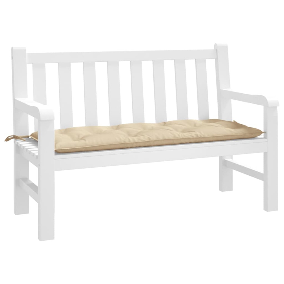 vidaXL Μαξιλάρι Πάγκου Κήπου Μπεζ 120x50x7 εκ. Ύφασμα Oxford