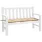 vidaXL Μαξιλάρι Πάγκου Κήπου Μπεζ 120x50x7 εκ. Ύφασμα Oxford