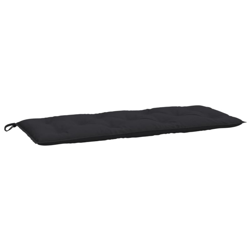 vidaXL Μαξιλάρι Πάγκου Κήπου Μαύρο 120x50x7 εκ. Ύφασμα Oxford