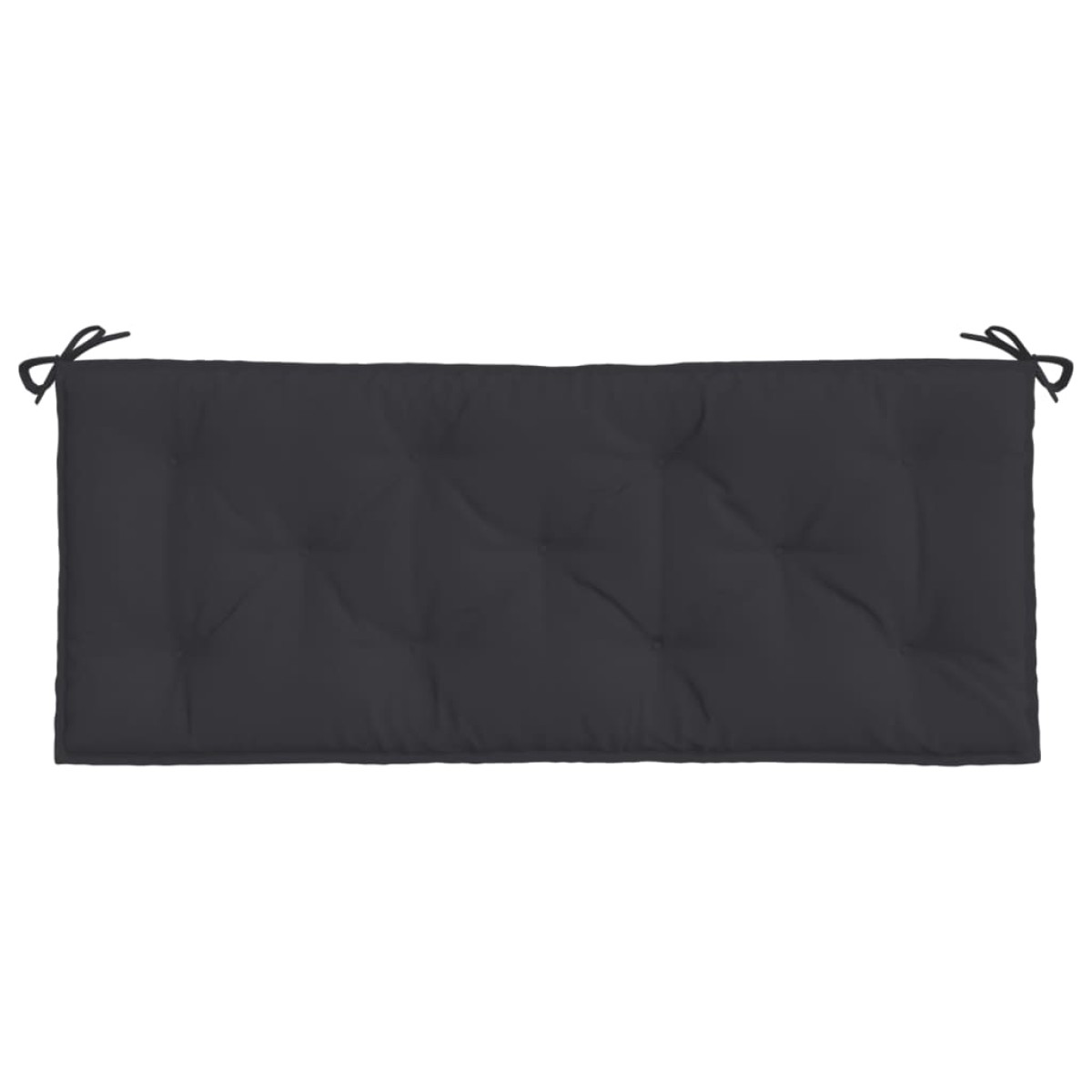 vidaXL Μαξιλάρι Πάγκου Κήπου Μαύρο 120x50x7 εκ. Ύφασμα Oxford