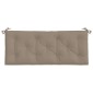 vidaXL Μαξιλάρι Πάγκου Κήπου Taupe 120x50x7 εκ. Ύφασμα Oxford