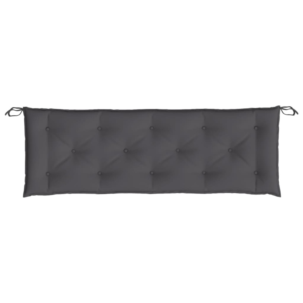 vidaXL Μαξιλάρι Πάγκου Κήπου Ανθρακί 150x50x7 εκ. Ύφασμα Oxford