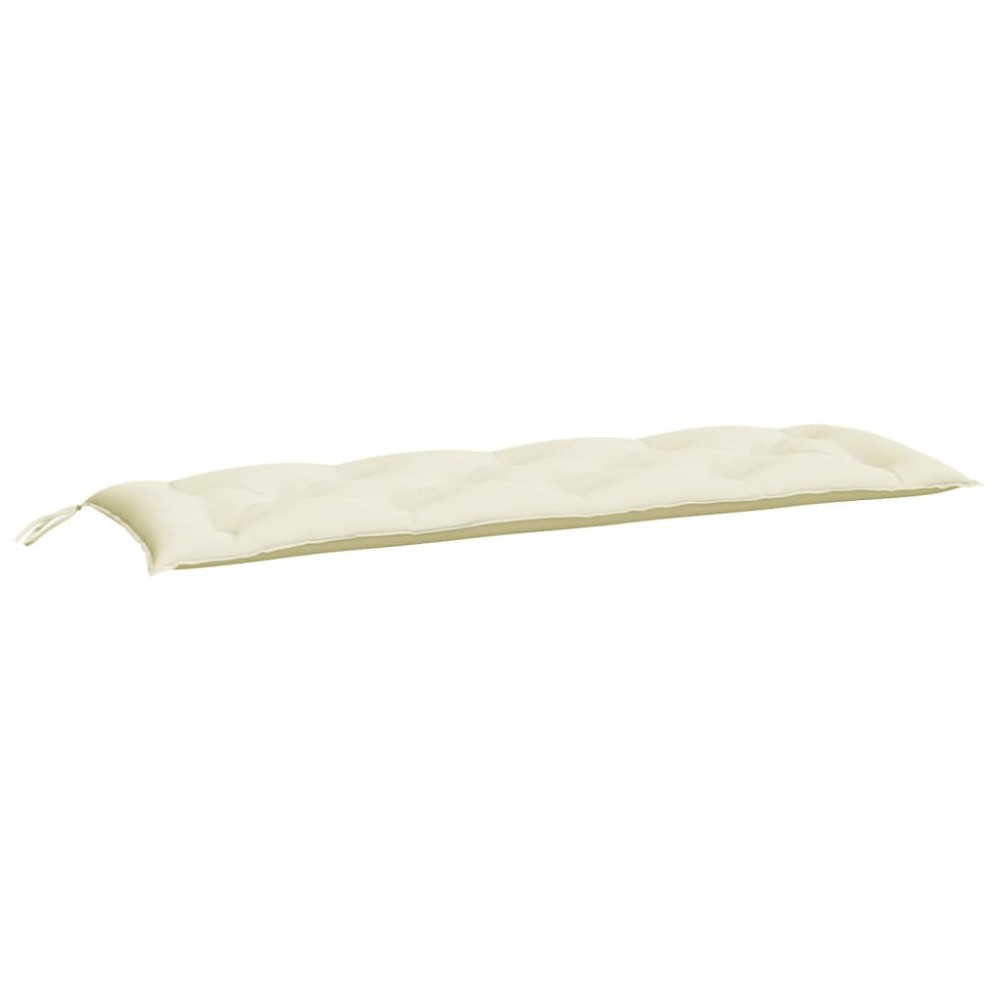 vidaXL Μαξιλάρι Πάγκου Κήπου Κρεμ 150x50x7 εκ. Ύφασμα Oxford