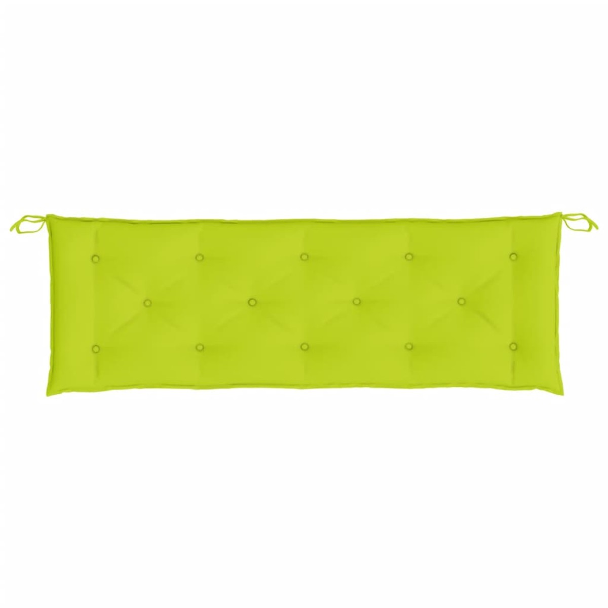 vidaXL Μαξιλάρι Πάγκου Κήπου Έντονο Πράσινο 150x50x7 εκ. Ύφασμα Oxford