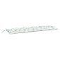 vidaXL Μαξιλάρι Πάγκου Κήπου Σχέδιο Φύλλων 150x50x7 εκ. Ύφασμα Oxford