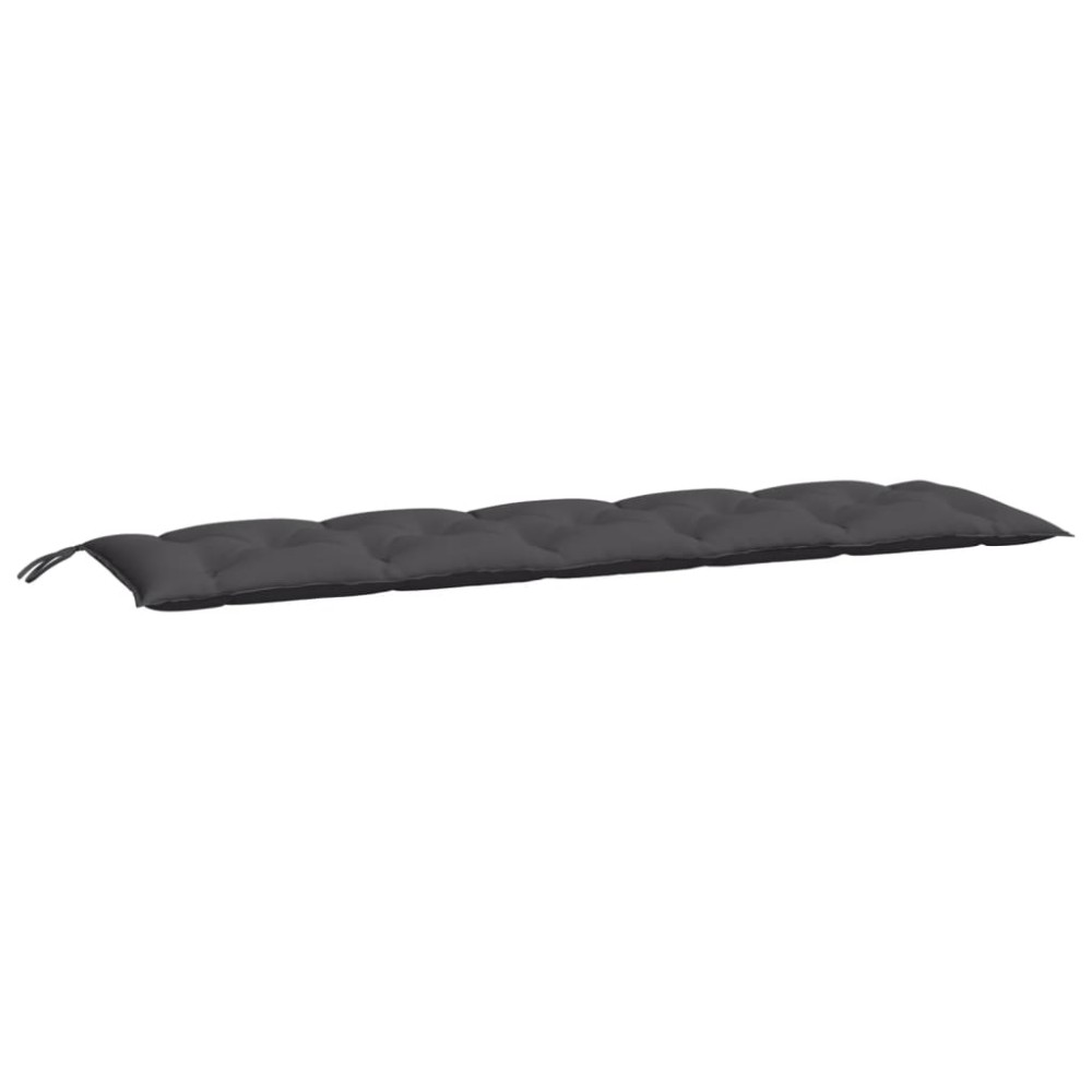vidaXL Μαξιλάρι Πάγκου Κήπου Ανθρακί 180x50x7 εκ. Ύφασμα Oxford