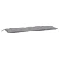 vidaXL Μαξιλάρι Πάγκου Κήπου Γκρι 180x50x7 εκ. Ύφασμα Oxford