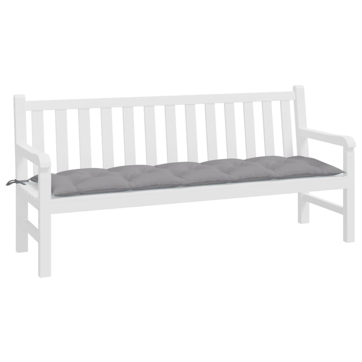 vidaXL Μαξιλάρι Πάγκου Κήπου Γκρι 180x50x7 εκ. Ύφασμα Oxford