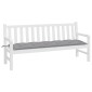 vidaXL Μαξιλάρι Πάγκου Κήπου Γκρι 180x50x7 εκ. Ύφασμα Oxford