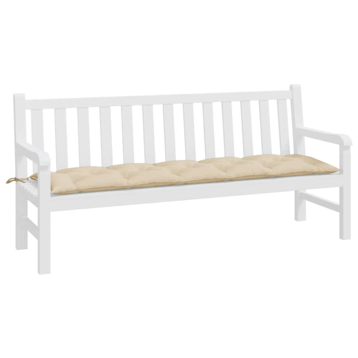 vidaXL Μαξιλάρι Πάγκου Κήπου Μπεζ 180x50x7 εκ. Ύφασμα Oxford