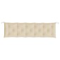 vidaXL Μαξιλάρι Πάγκου Κήπου Μπεζ 180x50x7 εκ. Ύφασμα Oxford