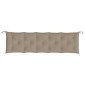 vidaXL Μαξιλάρι Πάγκου Κήπου Taupe 180x50x7 εκ. Ύφασμα Oxford