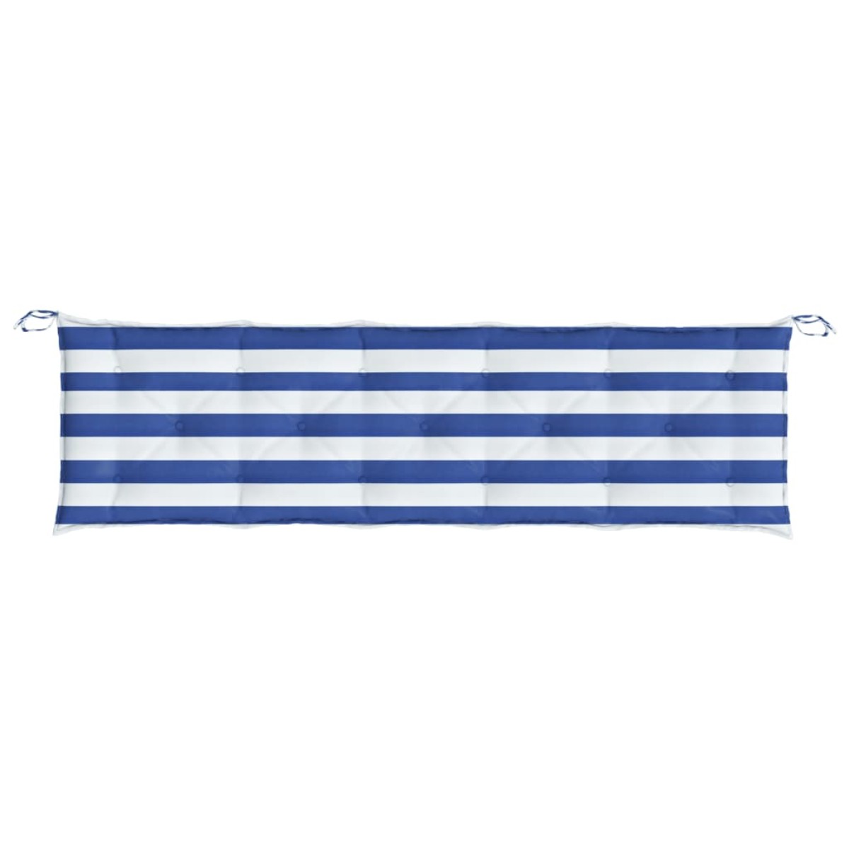 vidaXL Μαξιλάρι Πάγκου Κήπου Μπλε&Λευκό Ριγέ 180x50x7 εκ Ύφασμα Oxford
