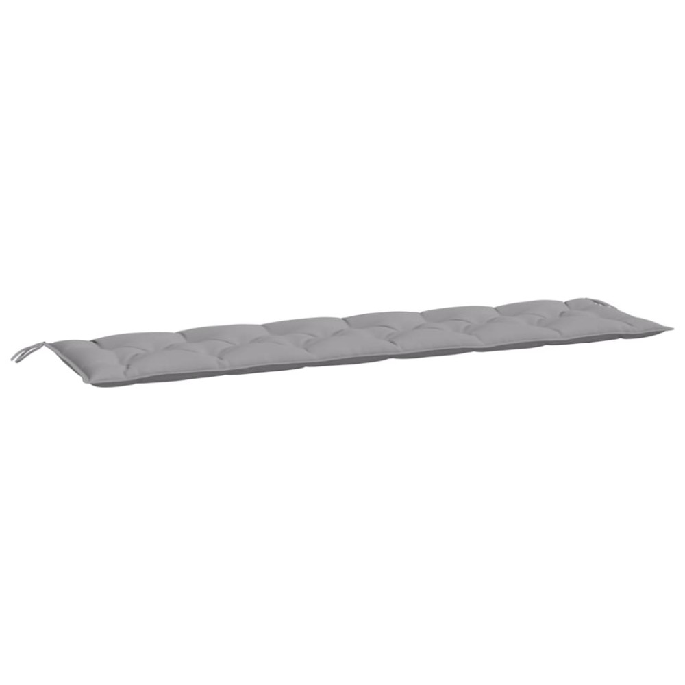 vidaXL Μαξιλάρι Πάγκου Κήπου Γκρι 200x50x7 εκ. Ύφασμα Oxford