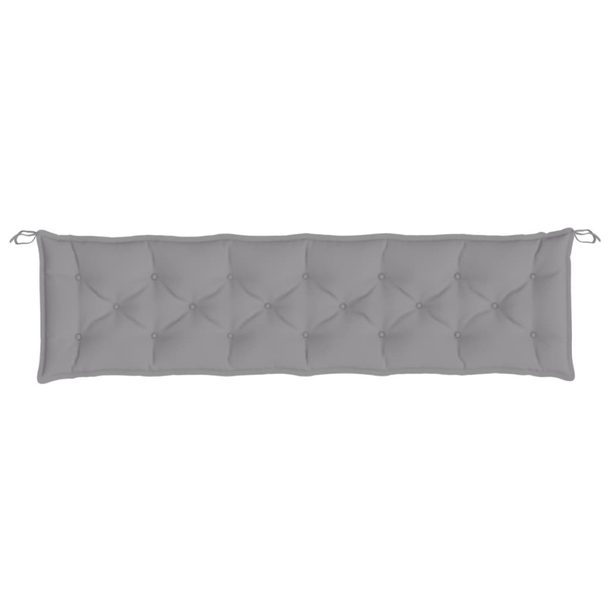 vidaXL Μαξιλάρι Πάγκου Κήπου Γκρι 200x50x7 εκ. Ύφασμα Oxford