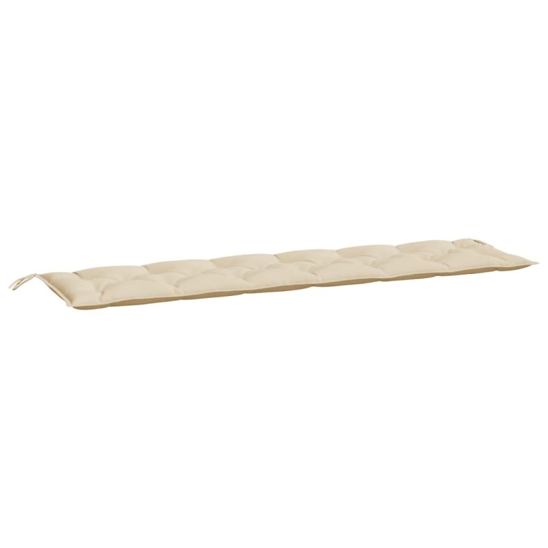vidaXL Μαξιλάρι Πάγκου Κήπου Μπεζ 200x50x7 εκ. Ύφασμα Oxford