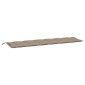 vidaXL Μαξιλάρι Πάγκου Κήπου Taupe 200x50x7 εκ. Ύφασμα Oxford