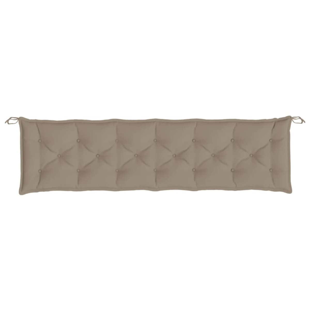 vidaXL Μαξιλάρι Πάγκου Κήπου Taupe 200x50x7 εκ. Ύφασμα Oxford