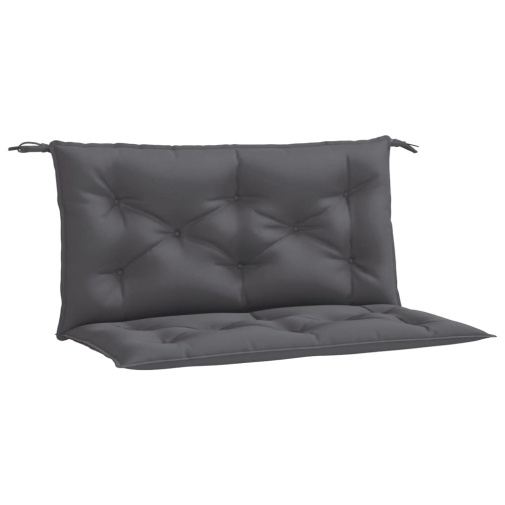 vidaXL Μαξιλάρια Πάγκου Κήπου 2 τεμ. Ανθρακί 100x50x7cm Ύφασμα Oxford