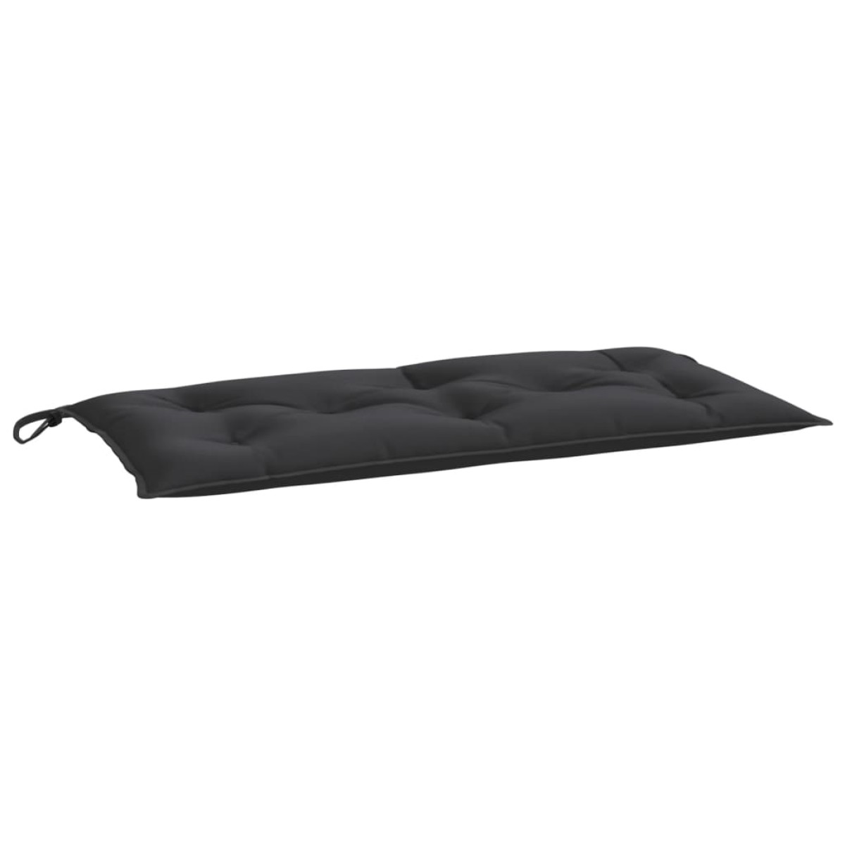 vidaXL Μαξιλάρια Πάγκου Κήπου 2 τεμ. Μαύρο 100x50x7cm Ύφασμα Oxford