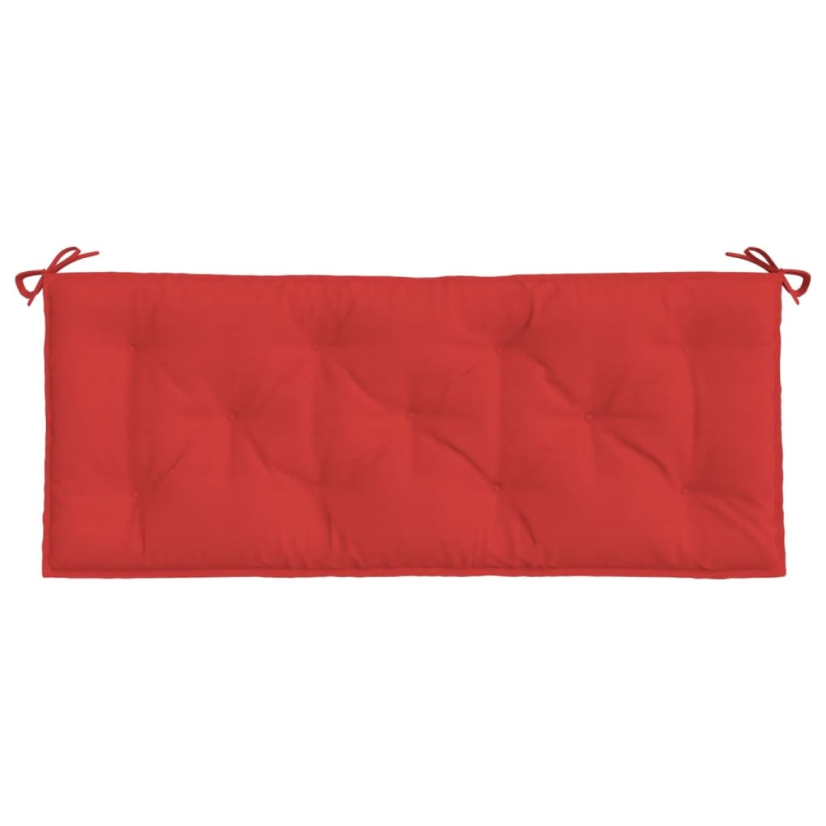 vidaXL Μαξιλάρια Πάγκου Κήπου 2 τεμ. Κόκκινο 120x50x7cm Ύφασμα Oxford