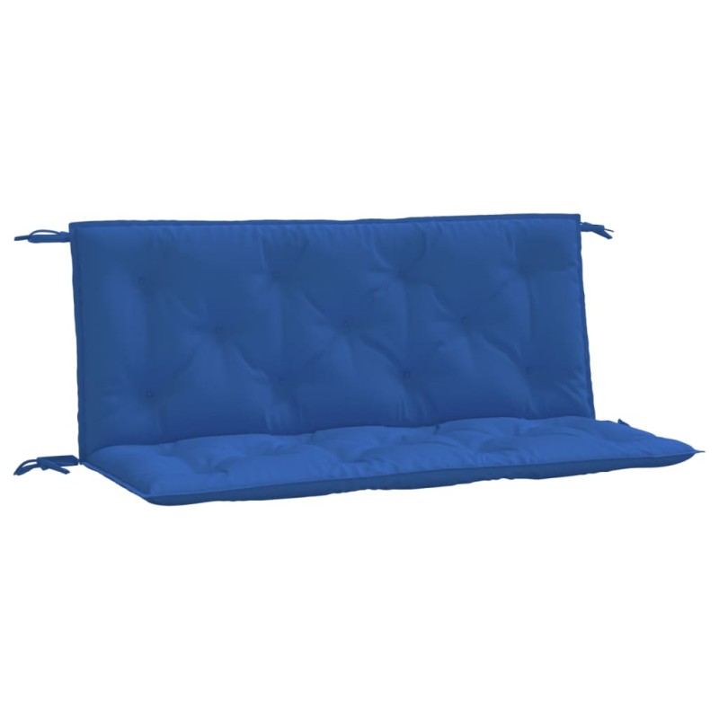 vidaXL Μαξιλάρια Πάγκου Κήπου 2 τεμ. Μπλε 120x50x7cm Ύφασμα Oxford