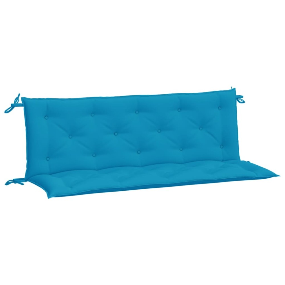 vidaXL Μαξιλάρια Πάγκου Κήπου 2 τεμ. γαλάζιο 150x50x7cm Ύφασμα Oxford