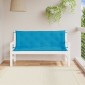 vidaXL Μαξιλάρια Πάγκου Κήπου 2 τεμ. γαλάζιο 150x50x7cm Ύφασμα Oxford