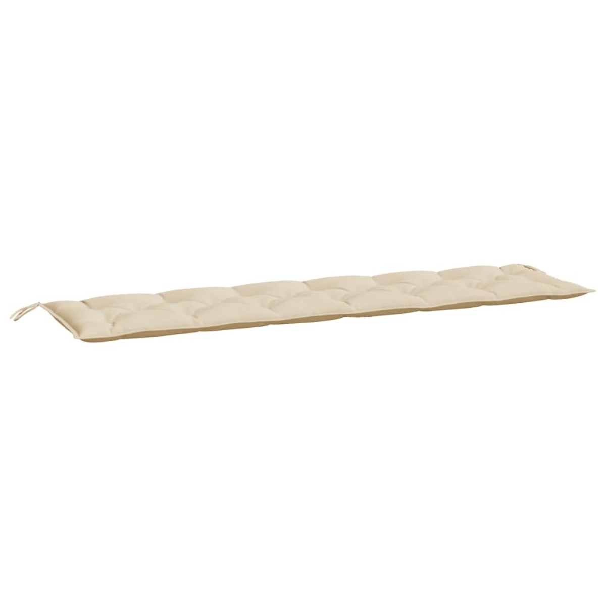 vidaXL Μαξιλάρια Πάγκου Κήπου 2 τεμ. Μπεζ 200x50x7cm Ύφασμα Oxford
