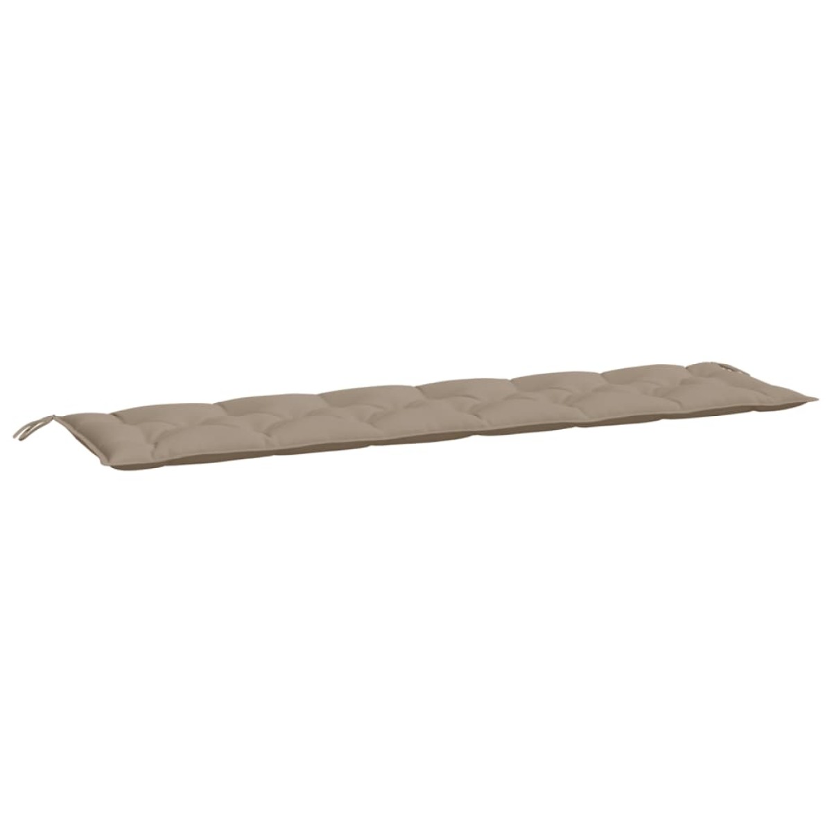 vidaXL Μαξιλάρια Πάγκου Κήπου 2 τεμ. Taupe 200x50x7cm Ύφασμα Oxford