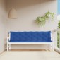 vidaXL Μαξιλάρια Πάγκου Κήπου 2 τεμ. Μπλε 200x50x7cm Ύφασμα Oxford