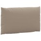 vidaXL Μαξιλάρια Παλέτας 2 τεμ. Taupe Ύφασμα Oxford